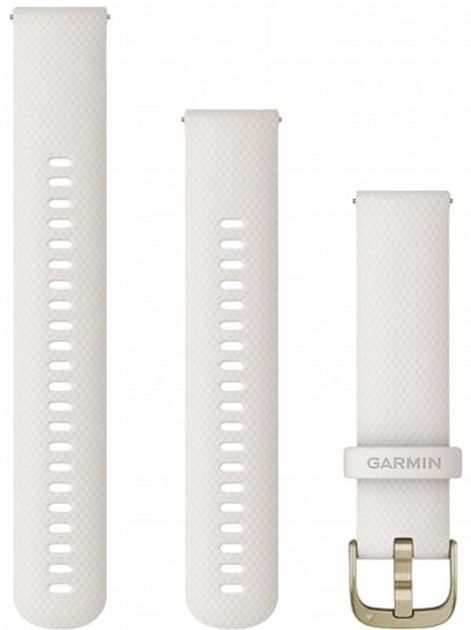 Pasek silikonowy Garmin QuickFit 20 mm Light Cream (753759288396) - obraz 1