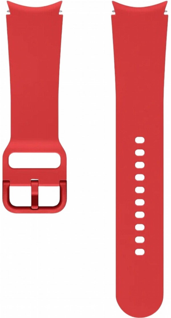 Ремінець Samsung Sport Band для Galaxy Watch 4 20 мм M / L Red (8806092659247) - зображення 1
