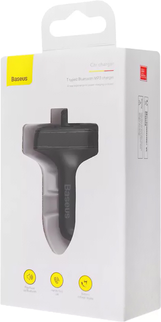Transmiter FM Baseus FM Launcher S-09 2.4 A 2 USB (CCMT000301) - obraz 6