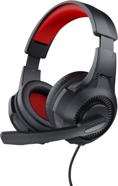 Навушники Trust Gaming Headset Black-Red (8713439247855) - зображення 1