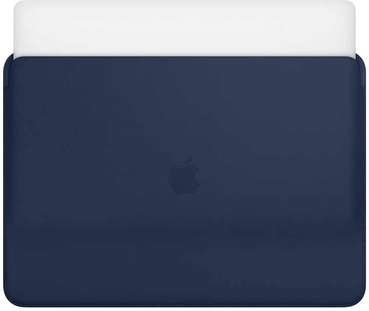 Чохол для ноутбука Apple Leather Sleeve для MacBook Pro 15" Midnight Blue (MRQU2) - зображення 3