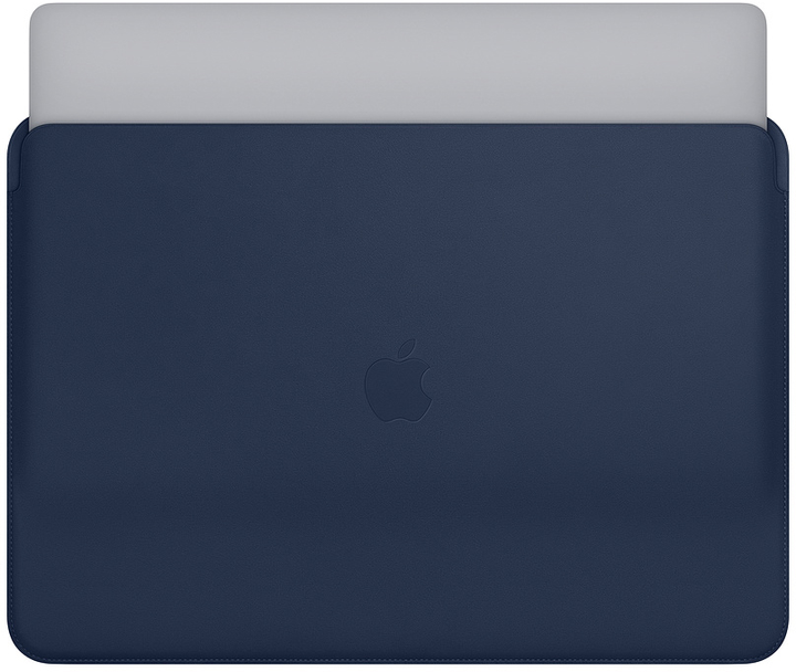 Чохол для ноутбука Apple Leather Sleeve для MacBook Pro 15" Midnight Blue (MRQU2) - зображення 4