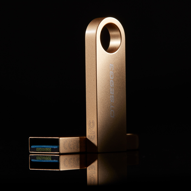 Флеш пам'ять USB Kingston DataTraveller SE9 G3 256GB USB 3.2 Gen 1 Gold (DTSE9G3/256GB) - зображення 9