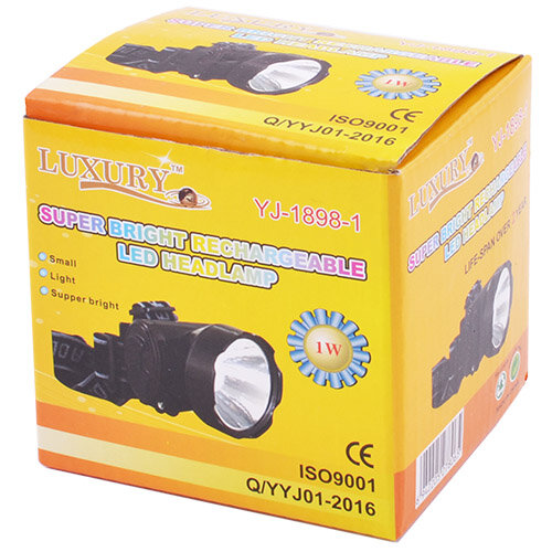Налобний ліхтар YAJIA 1898 1 Led - изображение 2
