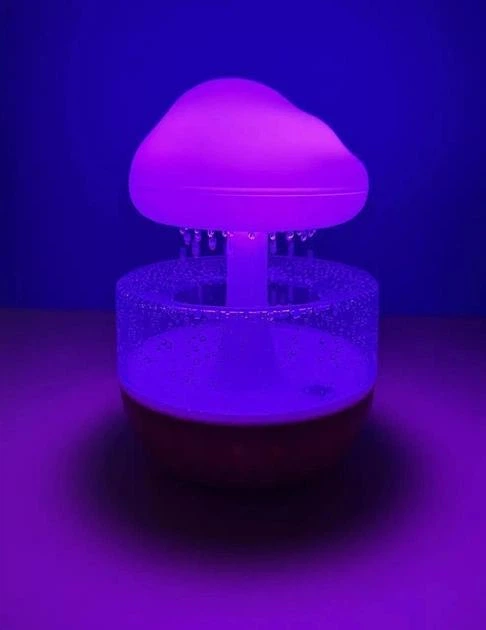 Зволожувач повітря Гриб з ефектом дощу і з підсвіткою Mushroom ART 8996 - изображение 7