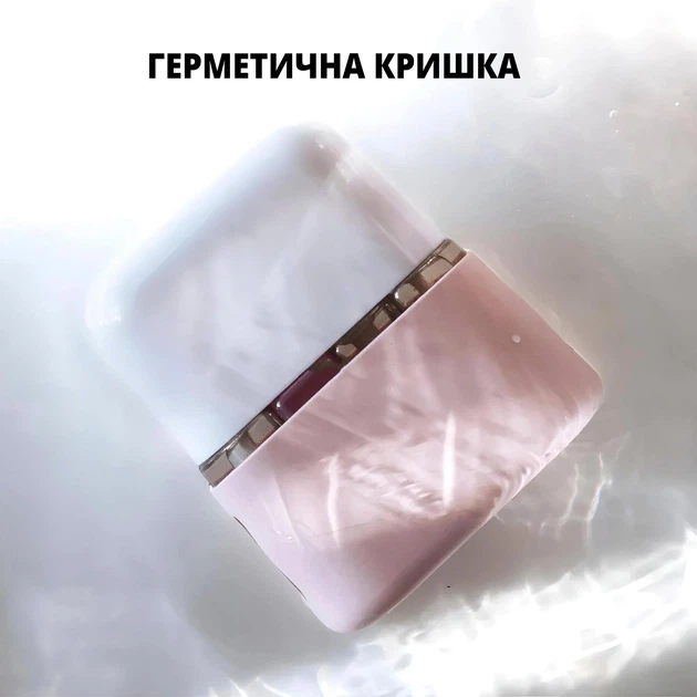 Дорожный набор емкостей и флаконов для косметики розовый 2000000016542 - изображение 7