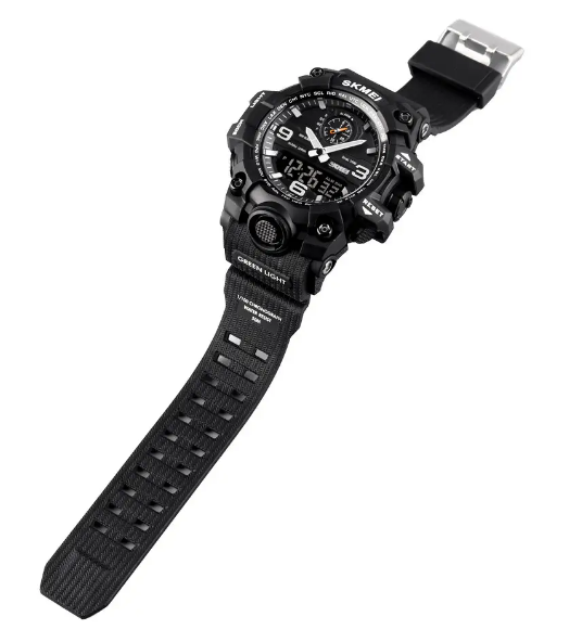 Чоловічий наручний годинник Skmei 1586 Black - Фото 10 Чоловічий наручний годинник Skmei 1586 Black - изображение 10