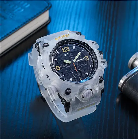 Годинник наручний чоловічий SKMEI 1155 White - изображение 5