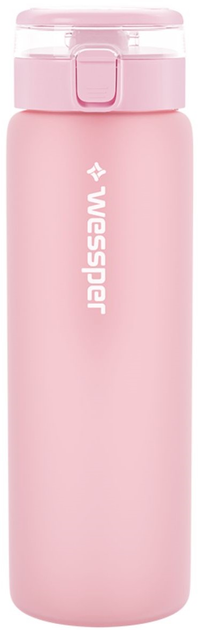 Butelka filtrująca na wodę Wessper ActiveMax Clarti Glass Różowa (WES264-PK) - obraz 1
