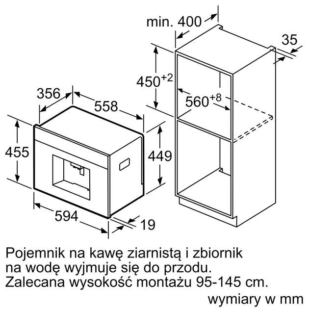 Ekspres do zabudowy Siemens CT636LEW1 - obraz 8