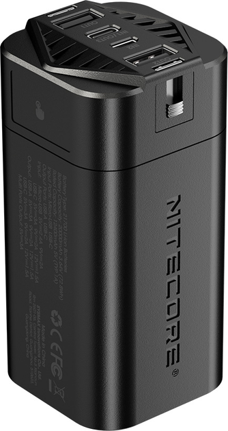 УМБ Nitecore NPB4 20000mAh 18W Black - зображення 1