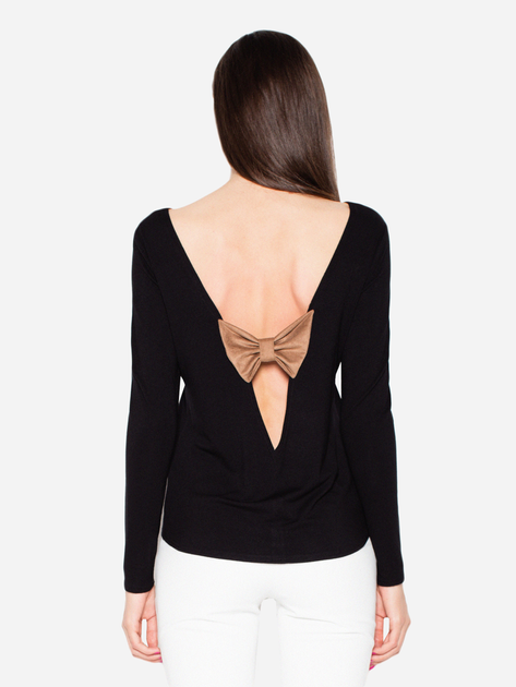 Блузка жіноча Venaton VT010 L Чорна (5902670301386) - зображення 2