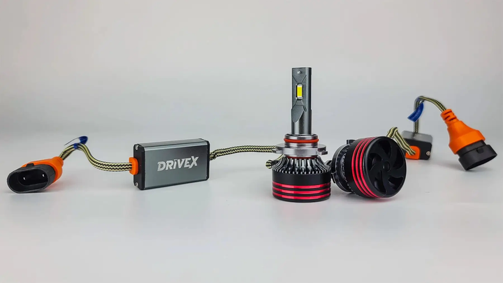 Світлодіодні лампи DriveX FE-01 HB4/9006 57W CAN 9-16V 6K (пара) (105453) - изображение 3