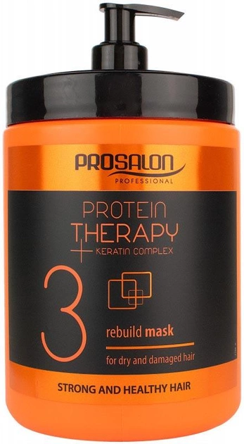 Odbudowująca maska do włosów Chantal Prosalon Protein Therapy + Keratin Complex Rebuild Mask 1000 g (5900249010219) - obraz 1