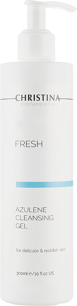 Азуленове мило для нормальної і сухої шкіри - Christina Fresh Azulene Cleansing Gel 300ml (65201-71813) - изображение 1