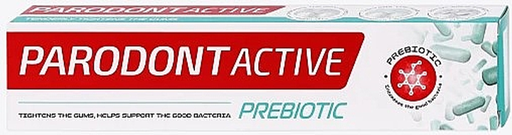 Зубна паста з активними пребіотиками - Astera Parodont Active Prebiotic Toothpaste 75ml (1109610-97801) - изображение 1