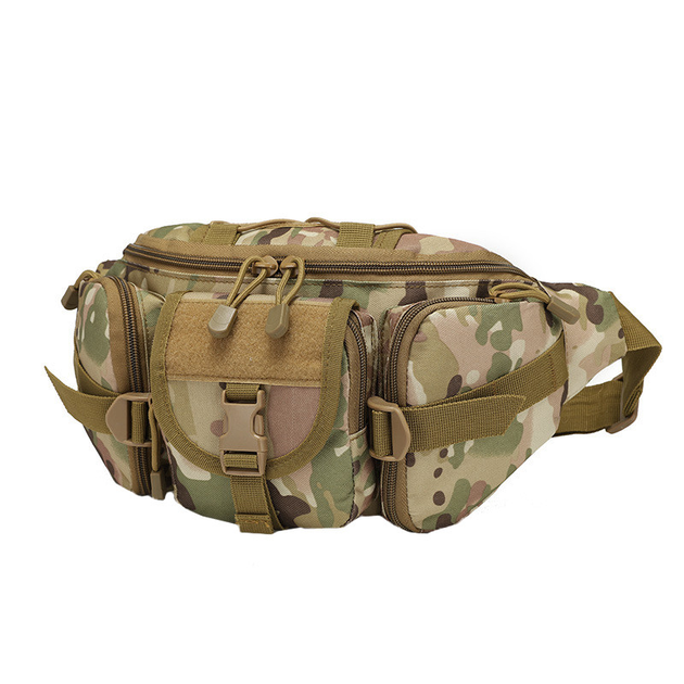 Сумка тактическая на пояс AOKALI Outdoor D05 Camouflage CP - изображение 2