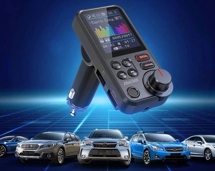Автомобильный передатчик / FM-трансмиттер для машины, Bluetooth 5.0, 25 Вт, черный "G" (78461471) - изображение 7