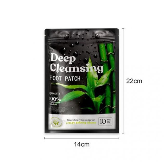 Детокс-пластир для ніг, що виводить токсини, знімає втому і напругу 10 шт/уп Deep cleansing (kt-5893) - зображення 2