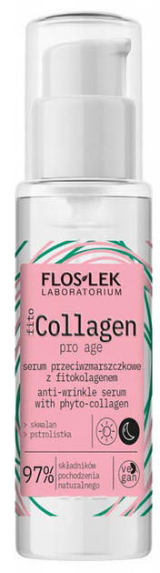 Набір для догляду за обличчям Floslek Fito Collagen PRO Age Сироватка для обличчя 30 мл + Крем для обличчя 50 мл (5905043006864) - зображення 3