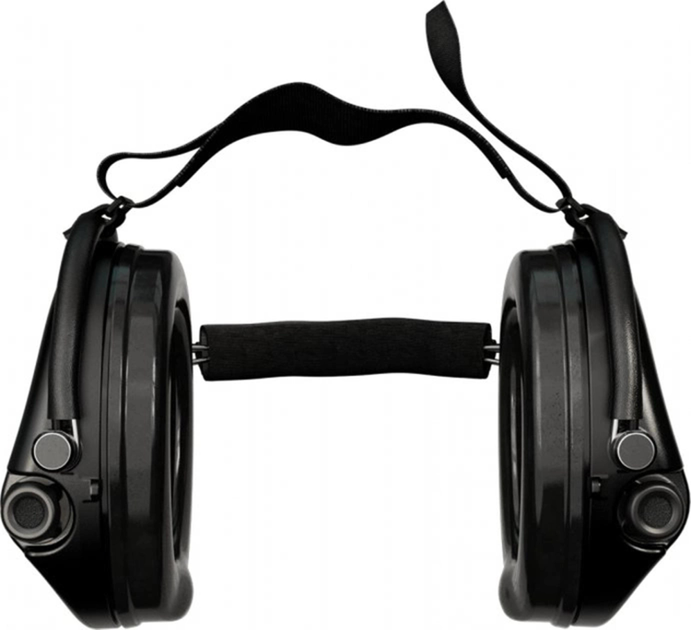 Активні навушники для стрільби Sordin Supreme Pro Neckband Black із заднім тримачем під шолом - зображення 2