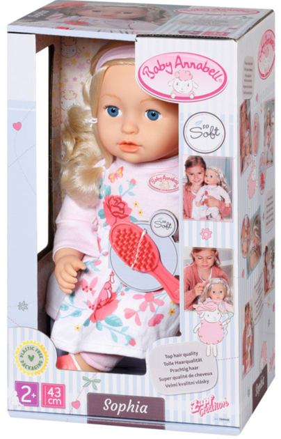 Lalka bobas Baby Annabell Sophia 43 cm (4001167709948) - obraz 2