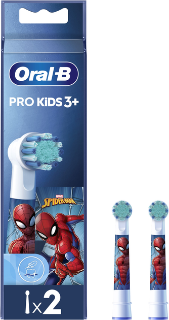 Насадки для електричної зубної щітки Oral-b Braun Kids Spider-Man, 2 шт (8006540805008) - зображення 1
