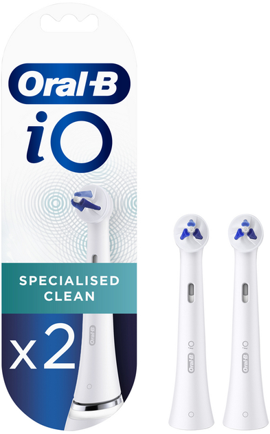 Насадки для електричної зубної щітки Oral-b Braun iO Specialised Clean 2 шт (4210201416913) - зображення 2