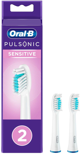 Końcówki do szczoteczki elektrycznej Oral-B Pulsonic Sensitive, 2 szt. (4210201299103) - obraz 1