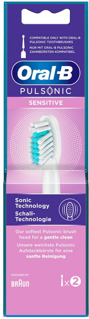 Końcówki do szczoteczki elektrycznej Oral-B Pulsonic Sensitive, 2 szt. (4210201299103) - obraz 4