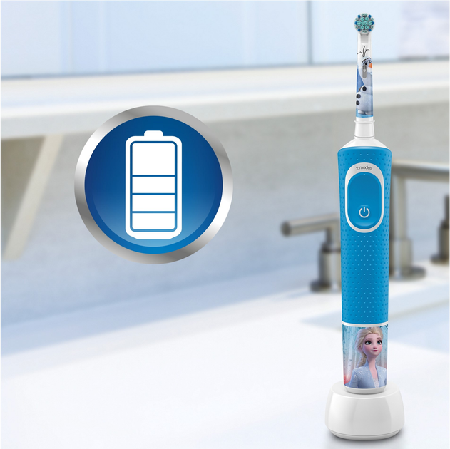 Szczoteczka elektryczna do zębów Oral-B Frozen 2 + etui (4210201309987) - obraz 5
