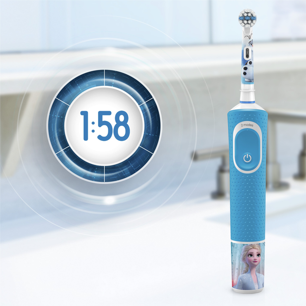 Szczoteczka elektryczna do zębów Oral-B Frozen 2 + etui (4210201309987) - obraz 7