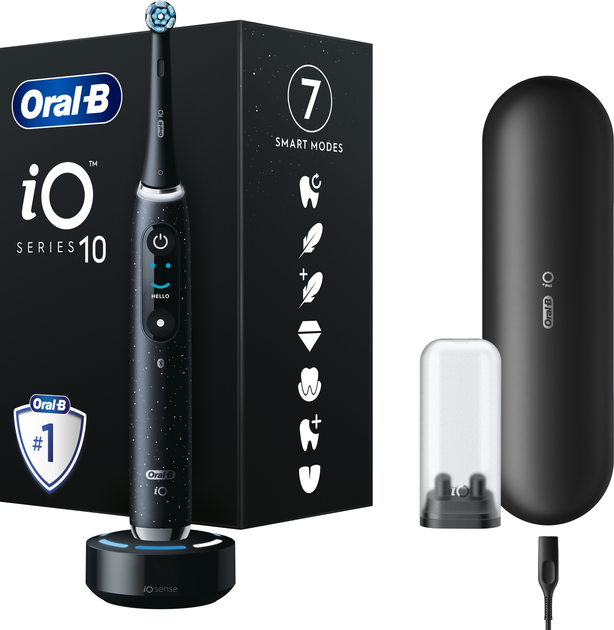 Szczoteczka elektryczna do zębów Oral-b Braun iO 10 Black (4210201434672) - obraz 2