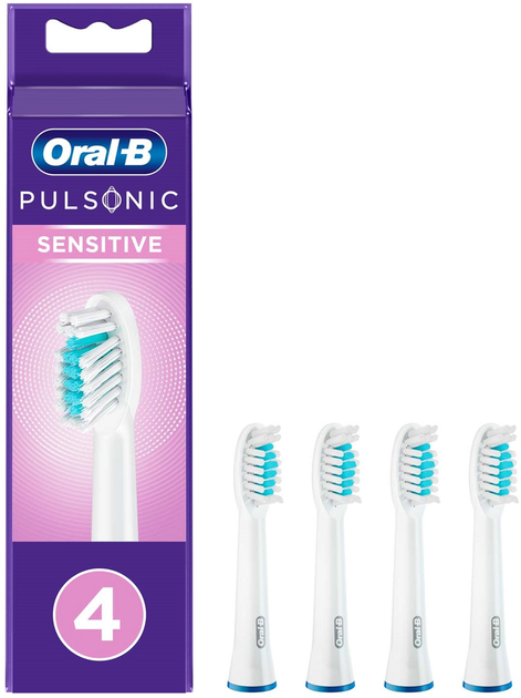 Насадки для електричної зубної щітки Oral-B Pulsonic Sensitive 4 шт (4210201299899) - зображення 1