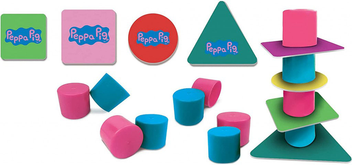 Набір настільних ігор Lisciani Peppa Pig Educational Games Collection (8008324086429) - зображення 5