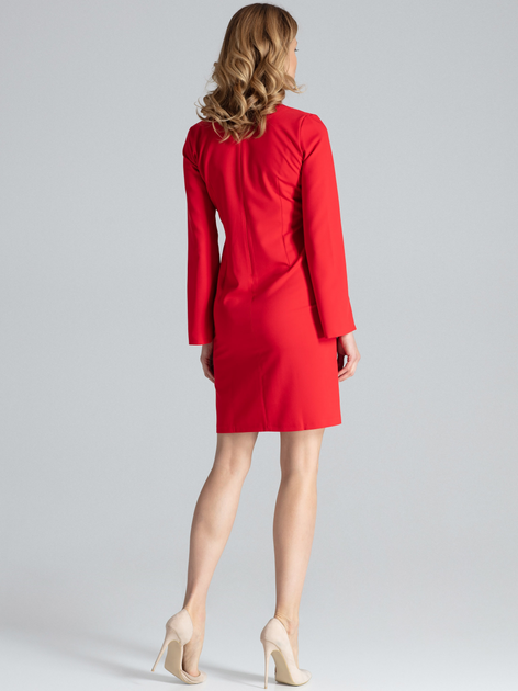 Sukienka ołówkowa damska midi Figl M550 L Czerwona (5902194337489) - obraz 2