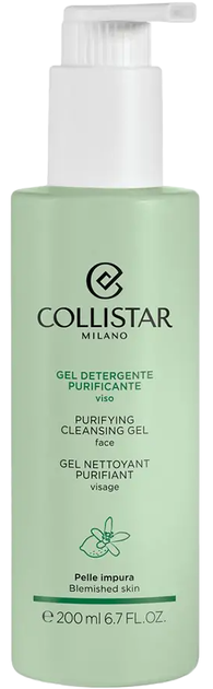 Гель для вмивання обличчя Collistar Face Care Purifying Cleansing Gel 200 мл (8015150219327) - зображення 1