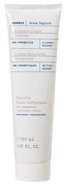 Pianka do mycia twarzy Korres Greek Yoghurt 150 ml (5203069106453) - obraz 1