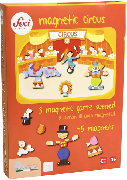 Магнітна гра Sevi Magnetic Circus (8003444828447) - зображення 1