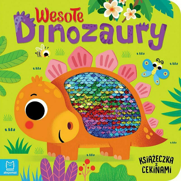 Дитяча книжка Aksjomat Веселі динозаври (9788382137569) - зображення 1