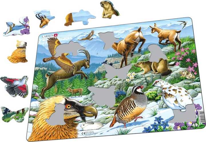 Puzzle Larsen Alpy 55 elementów (7023852115909) - obraz 3