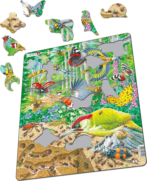 Puzzle Larsen Gniazdo mrówek 28 x 36 cm 40 elementów (7023852130193) - obraz 2