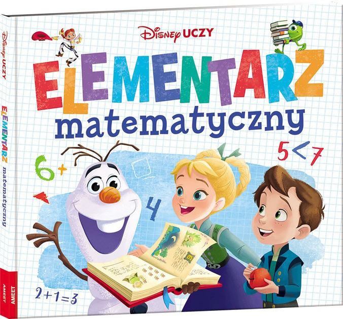 Książka dla dzieci Ameet Elementarz matematyczny Disney Uczy (9788325337551) - obraz 1