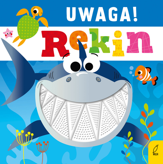 Дитяча книжка Wilga Увага, акула! - Агнєшка Стельмашик (9788328073166) - зображення 1