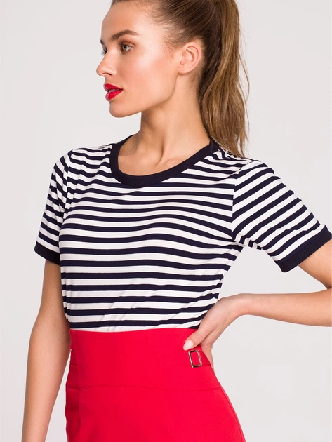 Spódnica ołówkowa damska Stylove S297 M Czerwona (5903887661447) - obraz 3