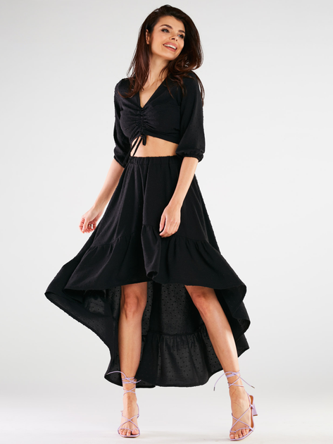 Топ жіночий Awama A423 L Чорна (5902360558175) - зображення 4