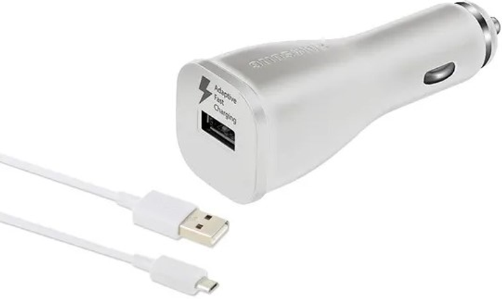 Ładowarka samochodowa Samsung Auto Quick Charger + Micro USB 3.0 Cable White (EP-LN915UWEGWW) - obraz 1