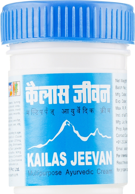 Аюрведичний універсальний крем-бальзам - Asum Kailas Jeevan Cream 30g (656573-52139) - изображение 2