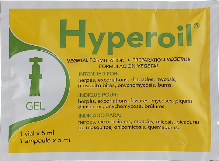 Багатофункціональний загоювальний гель - Hyperoil Wound Healing Treatment Gel 1x5ml (1019928-40729) - зображення 1