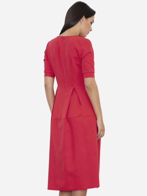 Sukienka midi letnia damska Figl M553 S Czerwona (5902194338103) - obraz 2